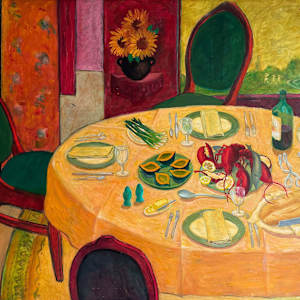 Lobster Dinner by Arthur Gebhardt, Image 5.
