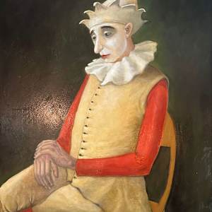 Clown With Red Sleeves by Arthur Gebhardt, Image 6.