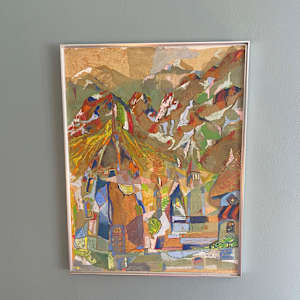Abstract Mountain Town by Arthur Gebhardt, Image 1.