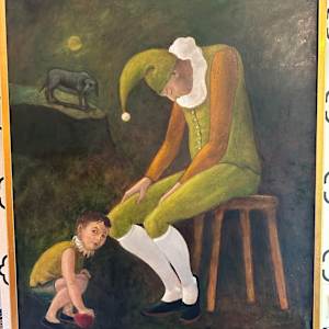 Green Clown by Arthur Gebhardt, Image 6.