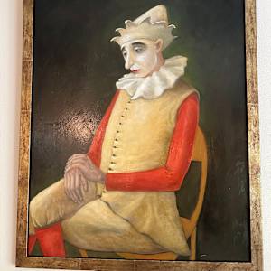 Clown With Red Sleeves by Arthur Gebhardt, Image 5.