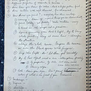Sketch Pad Notes by Arthur Gebhardt, Image 1.