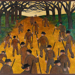 Men with Walking Sticks by Arthur Gebhardt, Image 1.