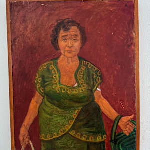 Lady with Green Handbag by Arthur Gebhardt, Image 1.