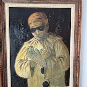 Sad Clown - Black Mask by Arthur Gebhardt, Image 1.