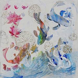 Beneath The Surface (Koi) by VigMayol, Image 1.