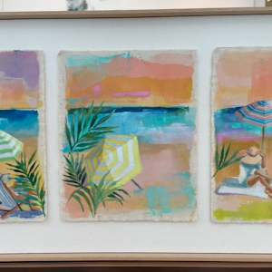 Triptych beach flare edges by VigMayol, Image 1.