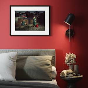 Lakeside After Midnight by Elisa Miller  Image: 14" x 20"