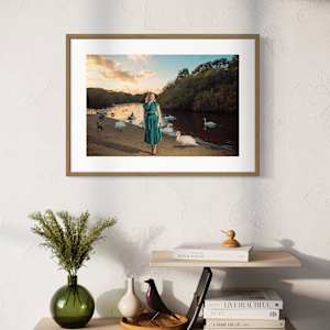 Where Swans Take Flight by Elisa Miller  Image: 14" x 20"