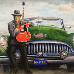 John Lee Hooker by Patrick Cunningham