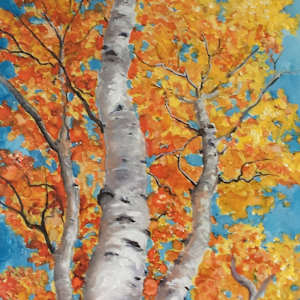 Towering Aspens by Patrick Cunningham