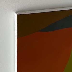 Green Orange Diptych by Margaret Moench 