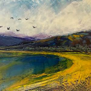 At the lake by Karen Faller