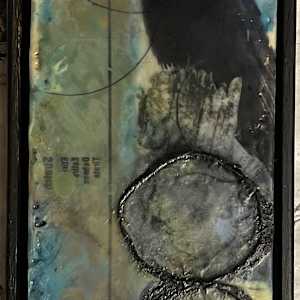 Circling the blues by Karen Faller