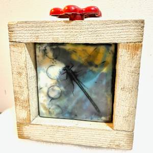 Flying over water by Karen Faller