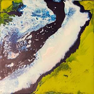 Ice flow by Karen Faller