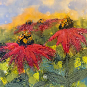 Untitled Echinacea by Karen Faller