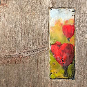 Tulips talking by Karen Faller