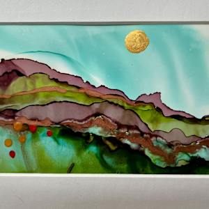 Alcohol Ink Landscape #2 by Julie Root Sawyer, Image 1.