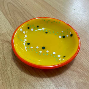 Round Shallow Dish #2 by Julie Root Sawyer, Image 1.