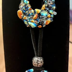Dichroic pendants by Julie Root Sawyer, Image 1.