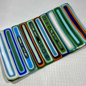 Stacks Dish with Dichroic by Julie Root Sawyer, Image 12.