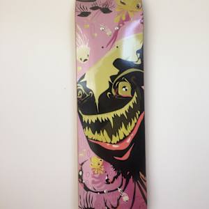 GEO Skateboards Atta Boy Laughing SquidSkateboard Deck , Yumfactory by Daniel  Seifert "Attaboy"
