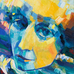 Waves, Marina (Portrait of Marina Tsvetaeva, from "Unbroken flowers") by Elena Maslova-Levin