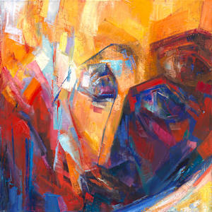 SonnetPainting 121: I am that I am [A portrait of self-realisation] by Elena Maslova-Levin