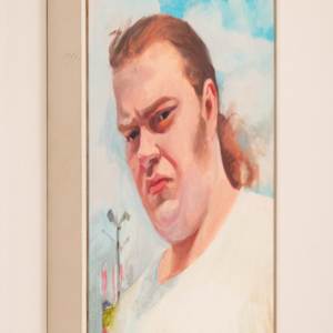 Earthsworld Portrait #2 by Alexander Grimm  Image: Side view with floater frame