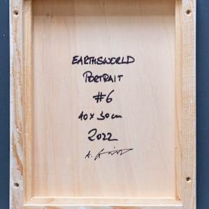 Earthsworld Portrait #6 by Alexander Grimm  Image: Rear view with signing