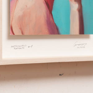 EWP Oil Portrait Print #1 by Alexander Grimm  Image: Frame detail