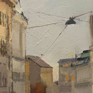 Plein Air in the Neighbourhood - Kaunitzgasse 33 by Alexander Grimm  Image: Detail
