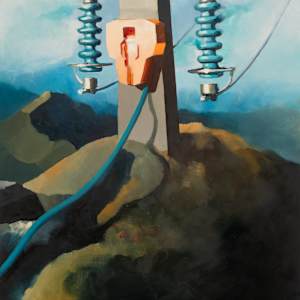 Summit Charger by Alexander Grimm  Image: Right part, 120 x 80 cm