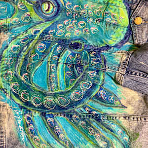 Octopus Boho Jacket - Calvin Klein size Large by Liz Morton