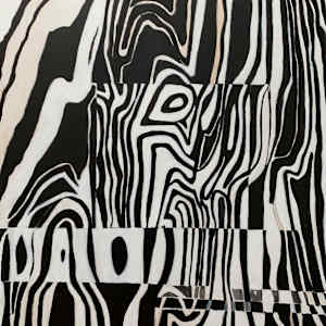 Black and White #1 2025 by Pamela Saturday