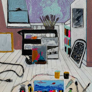 Studio #2, 2022 by Pamela Saturday