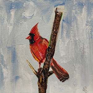 Cardinal #2 (print) by Douglas Earls