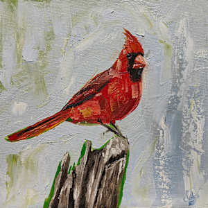 Cardinal #1 (print) by Douglas Earls