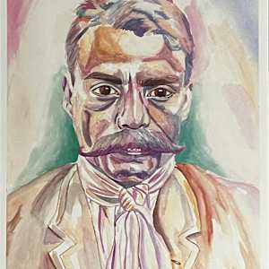 Emiliano Zapata (print) by Juan Hernandez