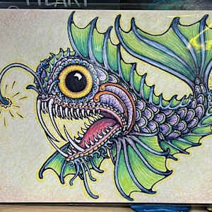 Angler Fish by Carole Alden