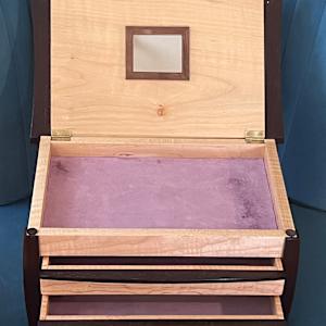 Wooden Jewelry Box by Patrick Holzer  Image: Patrick Holzer, Wooden Jewely Box