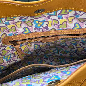 Mustard Leather Bag + Clutch by Kenneth Reams, Image 2.
