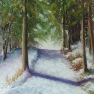 Winter Path by Shelley Loring