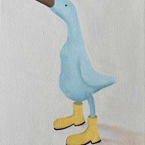 Rainy Duck by Ann Travis
