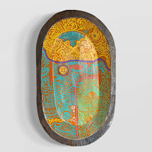 Skyy Map (Dough Bowl #1) by Wesley Ethyn Bowers, Image 2.