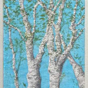 Early Spring Birches #1 by Gabrielle Senza 
