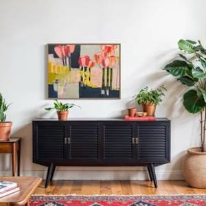 Tulips on Parade by Patricia Coughlin  Image: Looks great in an interior. Buy authentic art - no more prints from Home Goods!