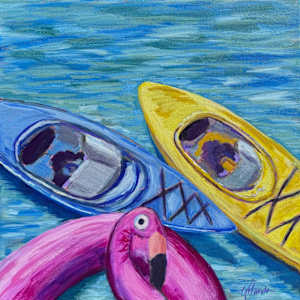 Two Kayaks and a Drama Queen by Yolanda Kennison, Image 1.