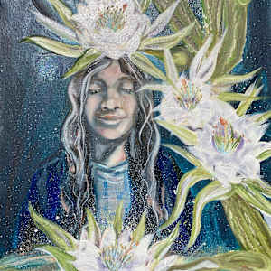 Night Blooming Crown By Josephine Thomason by Heart of the Sun Gallery